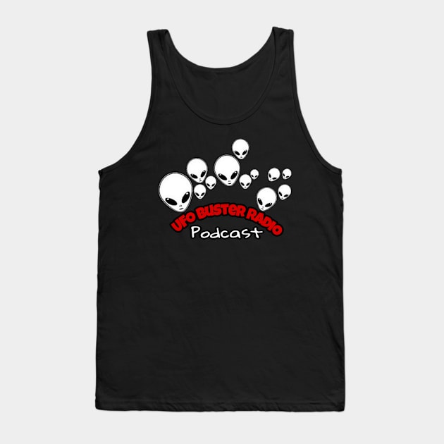 UFO Buster Radio Alien Heads Tank Top by UFOBusterRadio42